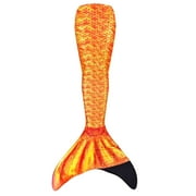 Fin Fun Mermaidens - Mermaid Swimming Tails with Monofin for Teens, Teen 16 Size, Tropical Sunrise, 2 Pcs