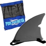 Fin Fun Grey Shark Fin Monofin with Carry Bag, 2 Pieces
