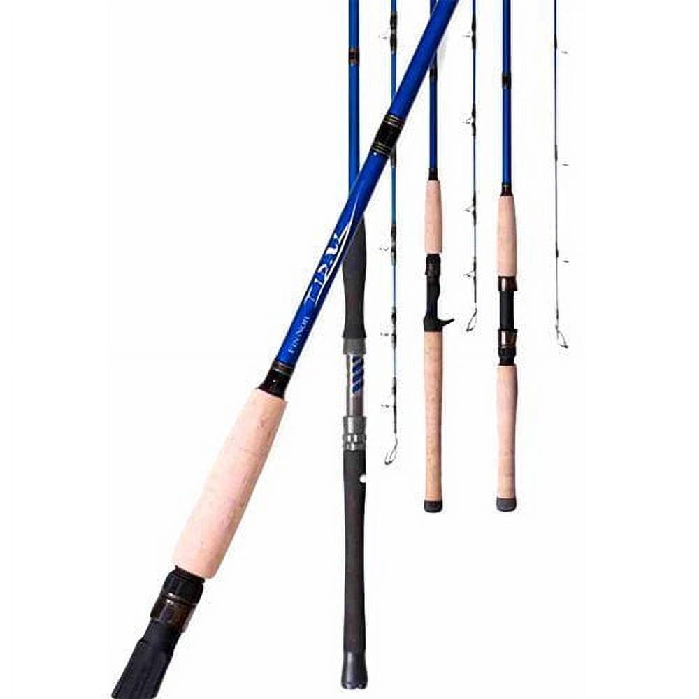Fin-Nor FNTC61050 Heavy Tidal Casting Saltwater Rod, 6-Feet 10-Inch, Blue  Tidal with Natural Cork Handles 