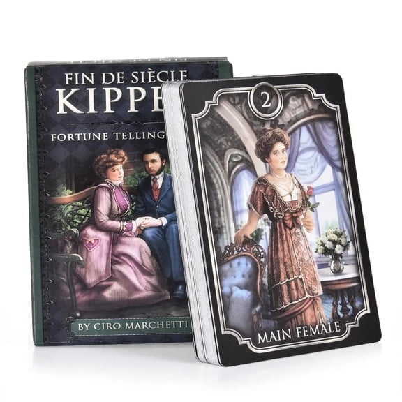 Fin Sieve Kipper Tarot Cards Full English Board Games Divination Fate Family Party Playing Oracle Card Deck Table Game
