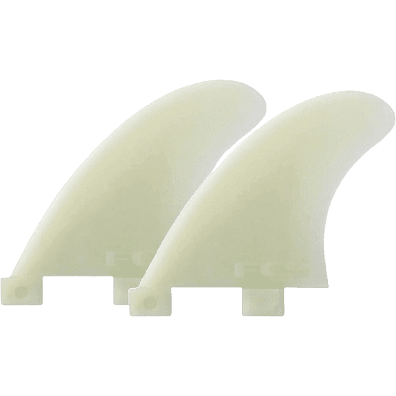 Fin Solutions FCS GL Side Bites Natural Surfboard Fins (Set of 2)