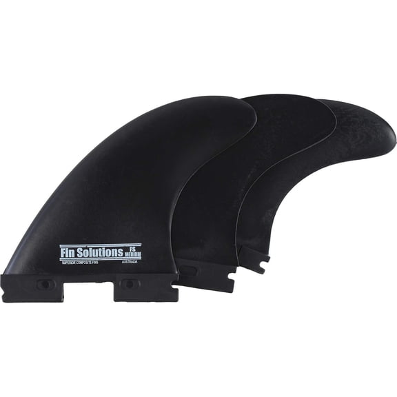 Fin Solutions FFS Medium Black 3 Fin Set