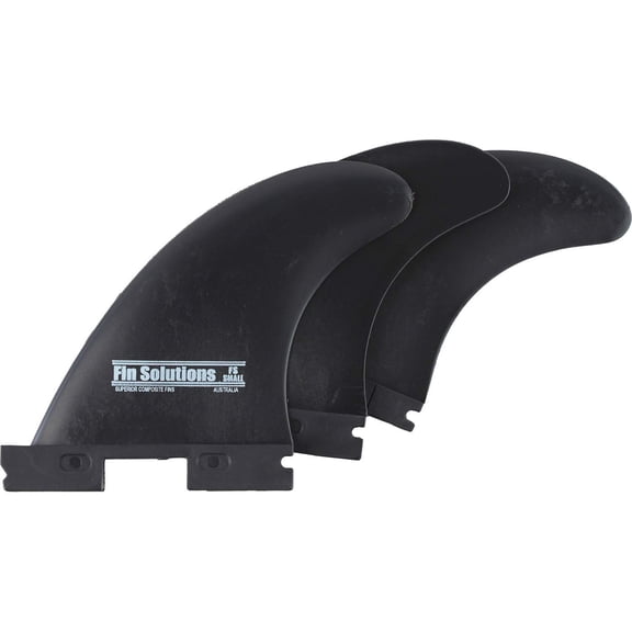 Fin Solutions FFS Small Black 3 Fin Set