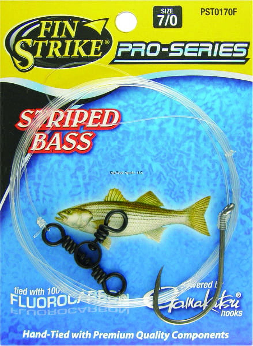 Fin Strike PST0170F Pro Series Striped Bass Rig Octopus Hk & 