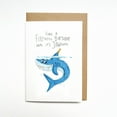 thumbnail image 1 of Fin-tastic Birthday Card - Jawsome Shark Design - Blank Inside with Matching Envelope - Perfect for Birthday Celebrations, 1 of 2