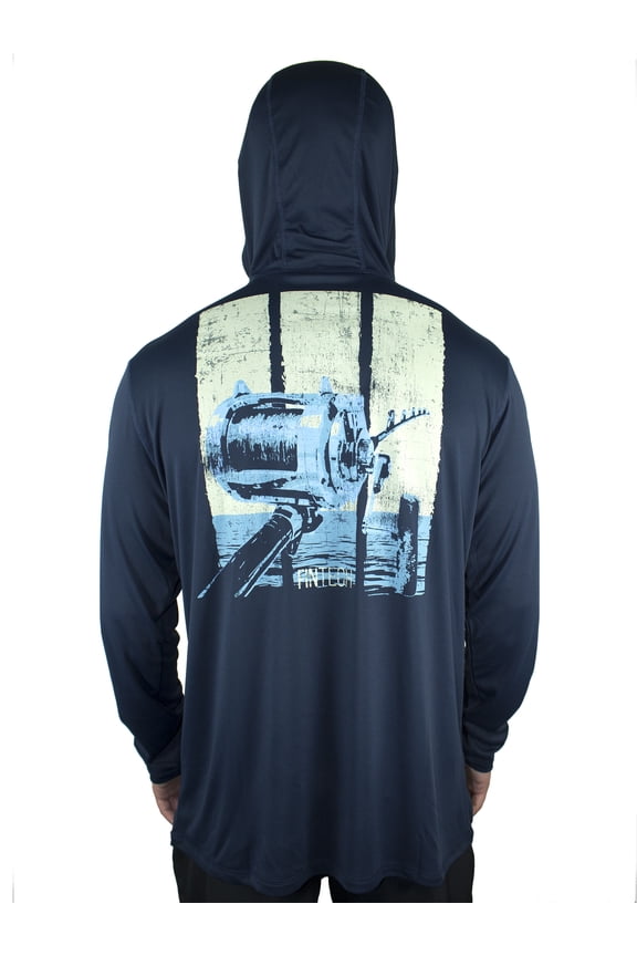 Men's LS UV Hoodie "Castaway"