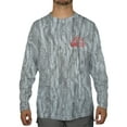 thumbnail image 1 of FinTech Men's Long Sleeve Performance Fishing Tee- Driftwood "Camo AOP", 1 of 2