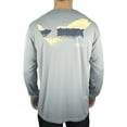 thumbnail image 1 of FinTech Stretchable Long Sleeve Men's Sun Defender Fishing Tee, microfiber Fabric, 1 of 3