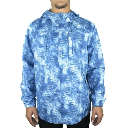 FinTech Men's Shoreline Rain Jacket "Hook Grunge Scales"