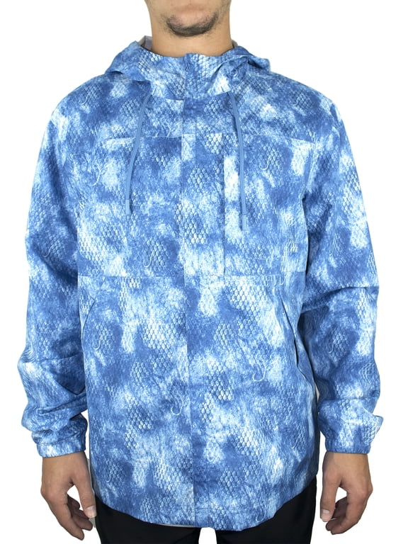 Men's Shoreline Rain Jacket "Hook Grunge Scales"