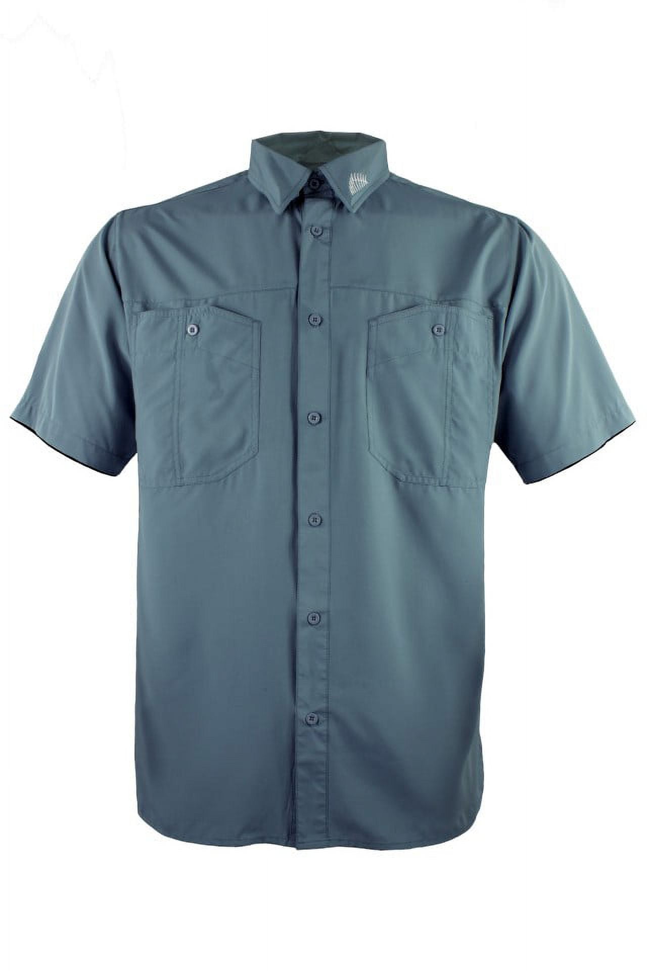 FinTech Men's Short Sleeve Fishing Shirt - Medium 