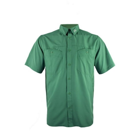 FinTech Men's Short Sleeve Fishing Shirt - Small