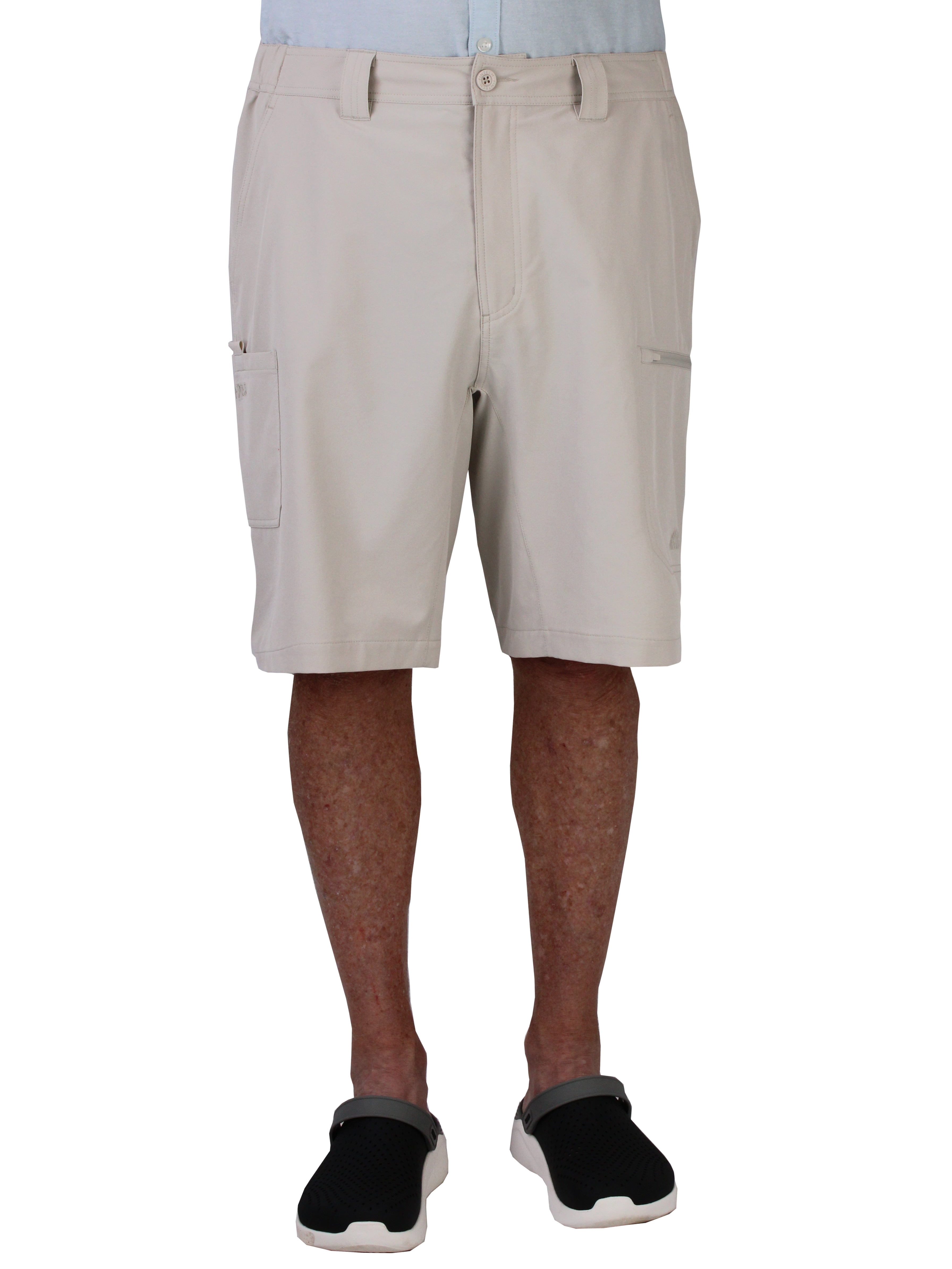 Fintech Men's Submariner Fishing Short, Size: Large, Beige