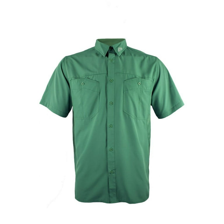 FinTech Short Sleeve Fishing Shirt for Men- 2XL 