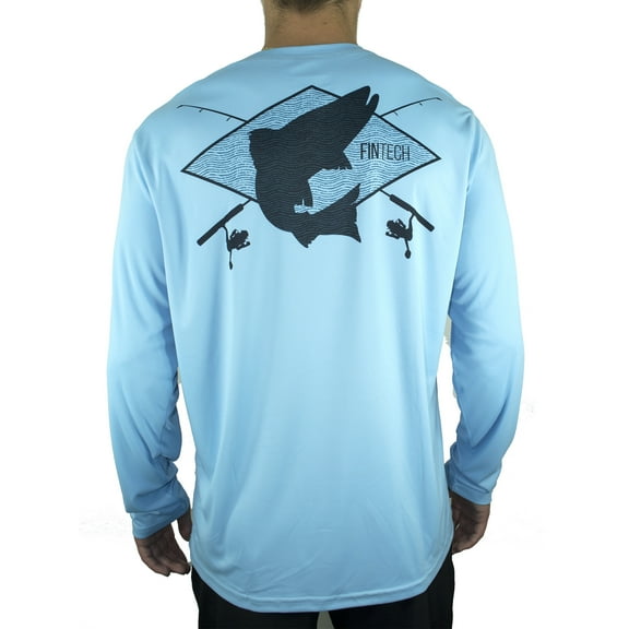 FinTech Sun Defender Long Sleeve Round Neck Cotton, T-Shirt (Men's)