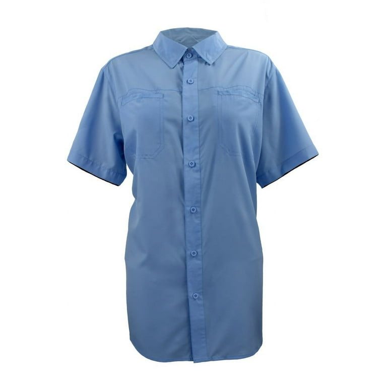 FinTech Women's Short Sleeve Fishing Shirt - XL