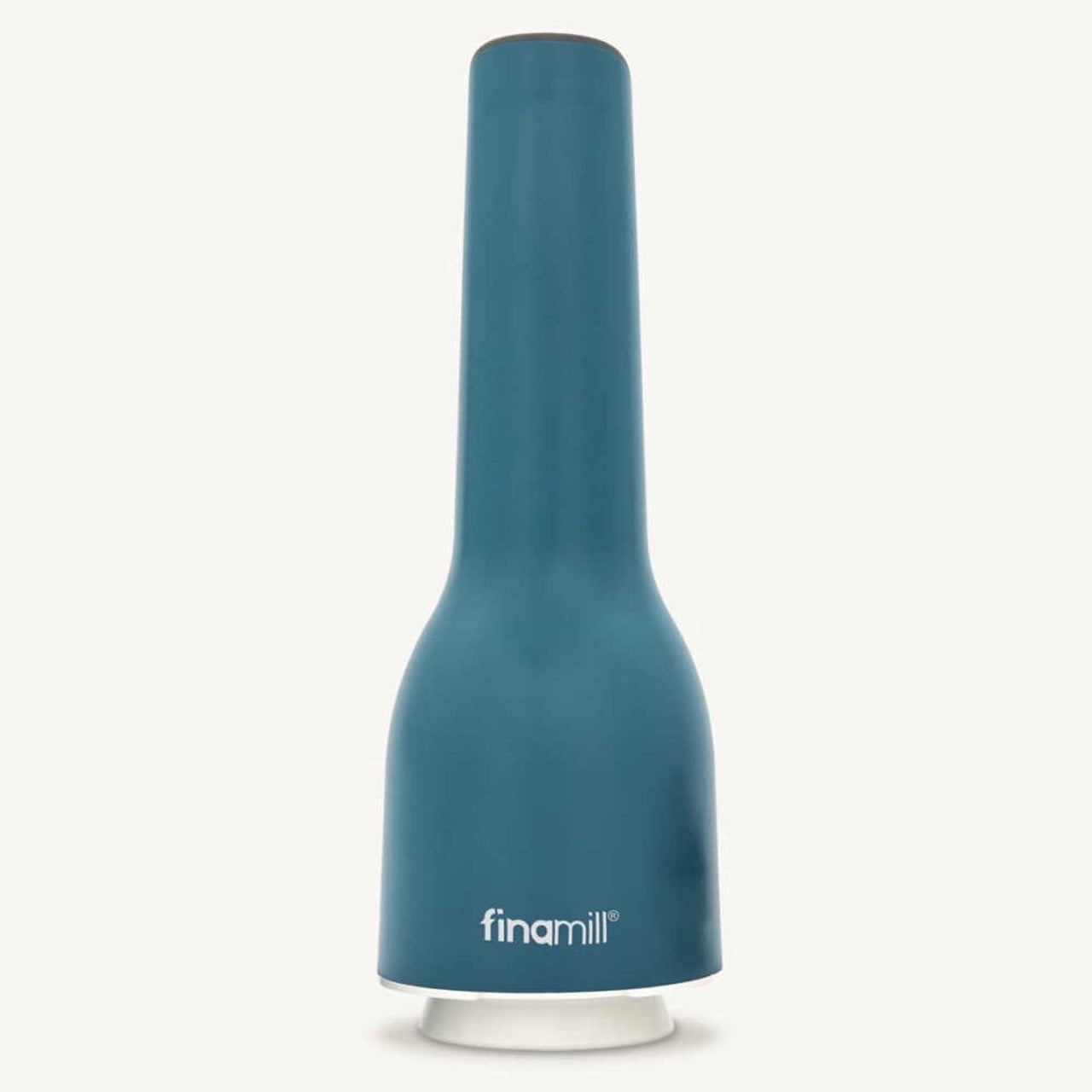 FinaMill USB Rechargeable Electric Pepper Mill Grinder with Spice Pod, Ocean Blue