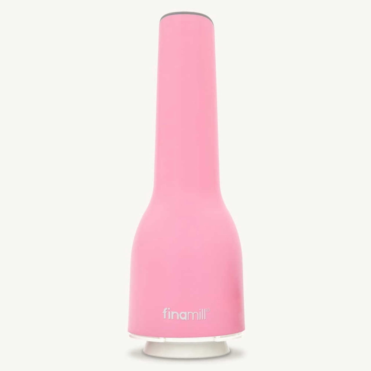 FinaMill USB Rechargeable Electric Pepper Mill Grinder with Spice Pod, Pink