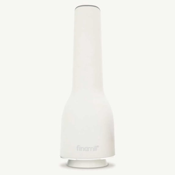 FinaMill USB Rechargeable Electric Pepper Mill Grinder with Spice Pod, Soft Cream