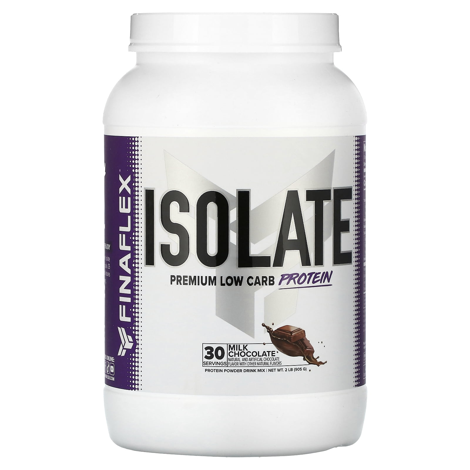 Finaflex Isolate Whey Protein Powder, 30 Servings - Milk Chocolate Flavor