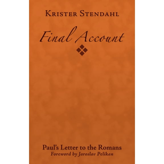 Pre-Owned Final Account (Paperback) 0800629221 9780800629229