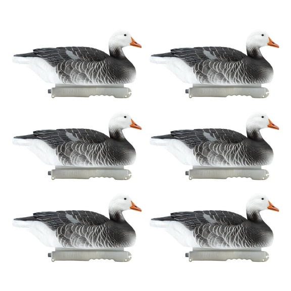 Final Approach Last Pass Floater Blue Goose Decoys, 6 Pack