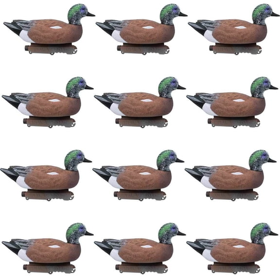 Final Approach Last Pass Floating Wigeons, Decoy 12 Pack
