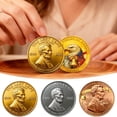 thumbnail image 1 of Final Cent Commemorative Keepsake Decorations, Nostalgic Historical Collectible Keepsake Ornaments, Retro Room Showcase Decoration, 1.6Inches, 1 of 9