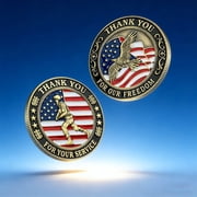 Final Cent Commemorative Keepsake Decorations, Nostalgic Historical Collectible Keepsake Ornaments, Retro Room Showcase Decoration, 1.6Inches