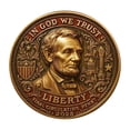 thumbnail image 1 of Final Cent Commemorative Keepsake Tribute Decorations, Nostalgic Historical Collectible Keepsake Ornaments, Retro Room Showcase Decoration, 1.6Inches, 1 of 9