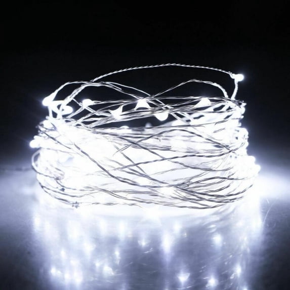Final Clearance! Copper Wire String Lights Fairy String Lights 8 Modes LED String Lights USB Powered with Remote Control for Wedding Party Home Christmas Decoration
