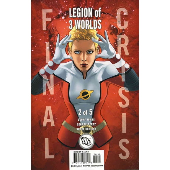 Final Crisis: Legion of Three Worlds #2A VF ; DC Comic Book