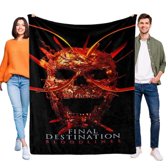 Final Destination Bloodlines Throw Blanket Gifts for Fans Lover Girls Boys Women Present Hoodie Him Bed 30"x40"