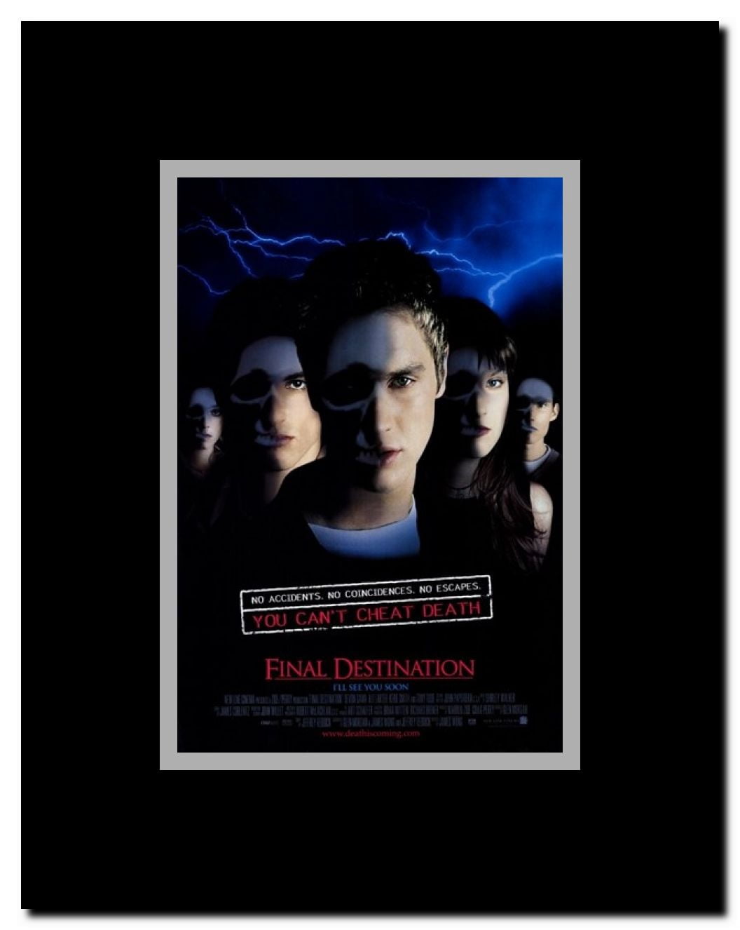 Final Destination - style B Framed Movie Poster