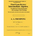 thumbnail image 1 of Final Exam Review: Intermediate Algebra, (Paperback), 1 of 1