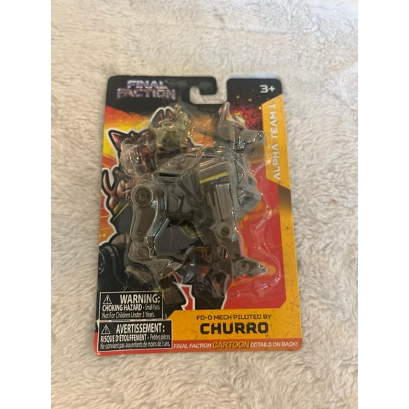 Final Faction Series 2 Alpha Team 1 CHURRO & FD-O Action Figure New Sealed (BONUS 1 FUN CHOPS)