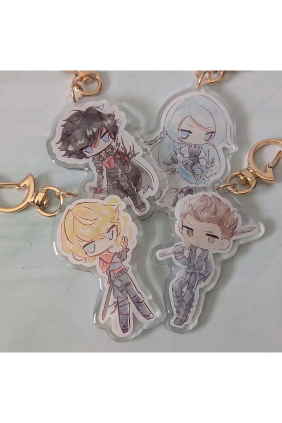 Final Fantasy 16 Keychain Set | Final Fantasy XVI | Cute Charms | Cute Keychain Set | Video Game Gift | Gaming Gifts FFXVI (1 keychain)