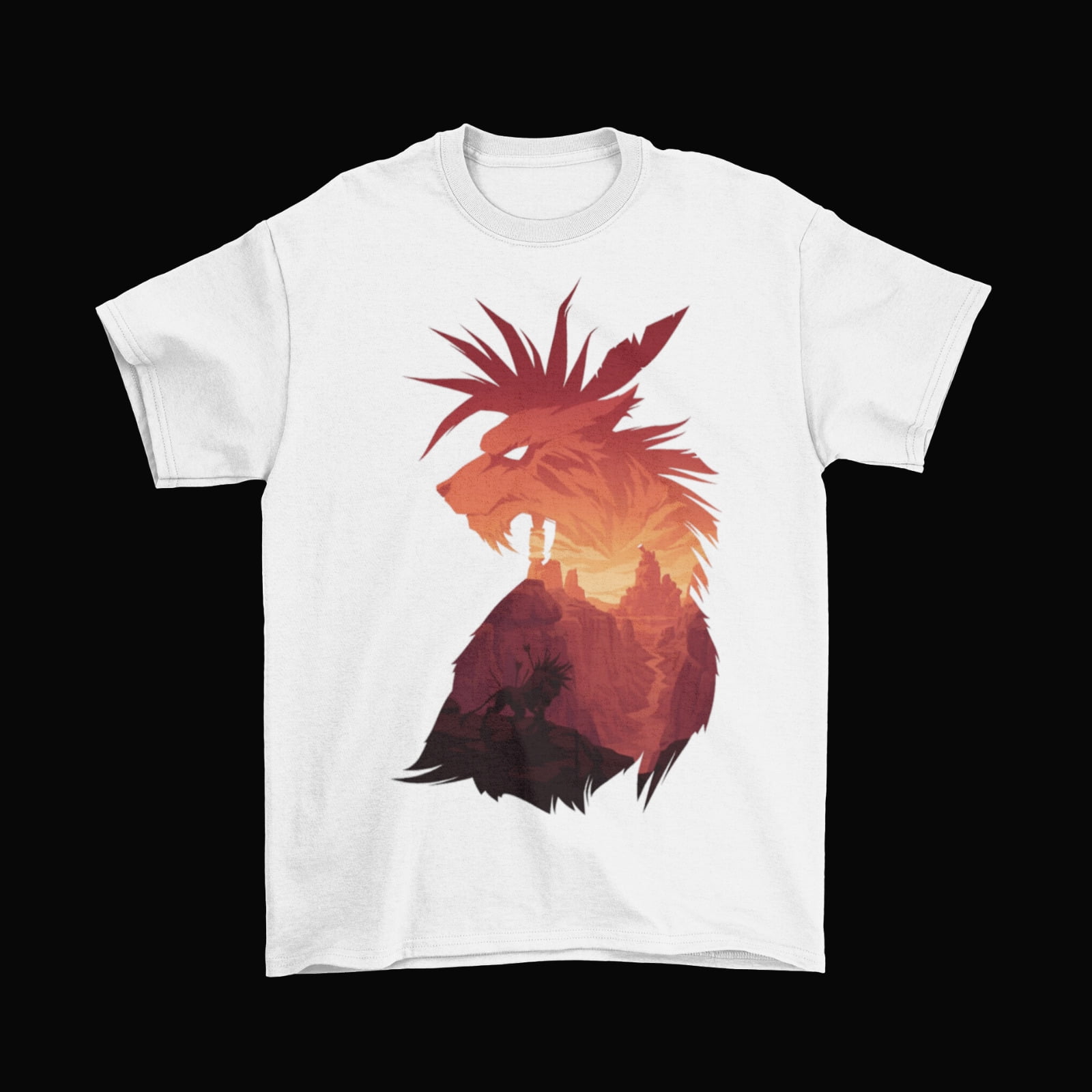 Final Fantasy 7 Red 13 XIII TShirt Unisex Adult Funny Sizes PS1 Cloud