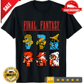 thumbnail image 1 of Final Fantasy 8 Bit Characters Retro Video Game T Shirt, NEW INSTOCK-TH77839, 1 of 2