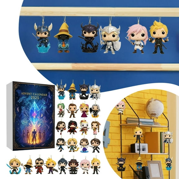 Final Fantasy Advent Calendar 2025, 24 Surprise Drawers For Holiday Countdown And Festive Celebration Christmas Gifts For Adults Friends Kids