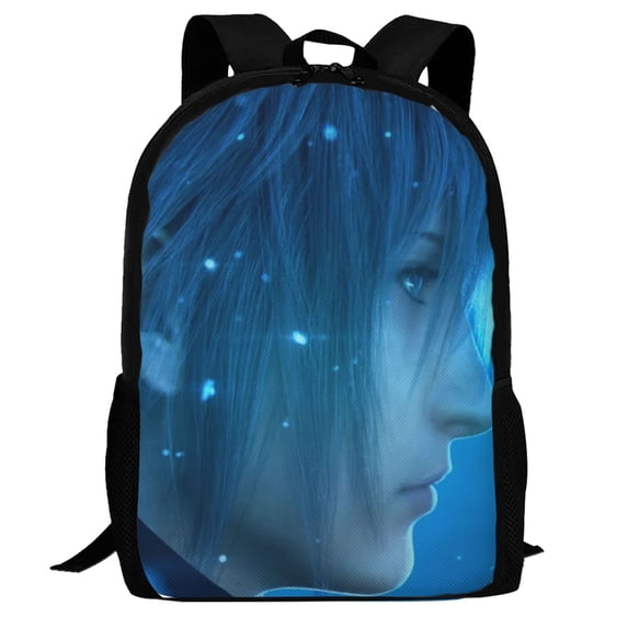 Final Fantasy Backpack, 3d Printed Laptop Backpack, Water Resistant Computer Backpack, 16.5x12.5x5.5 Inch