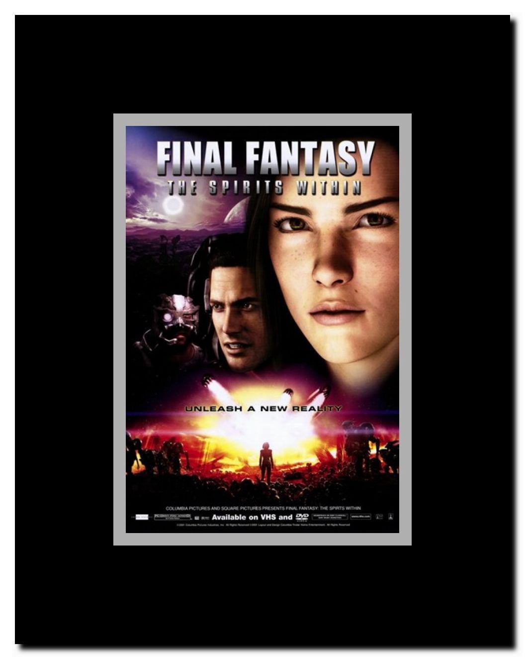 Final Fantasy: The Spirits Within Framed Movie Poster