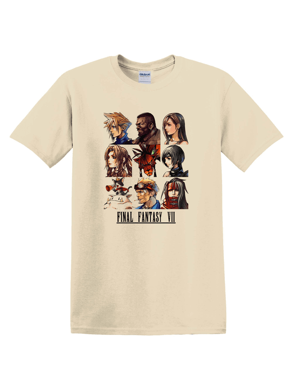 Final Fantasy VII Cloud Strife Key Art Jrpg T-Shirt