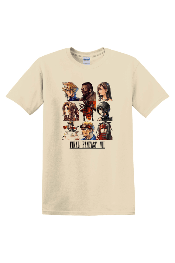 Final Fantasy VII Cloud Strife Key Art Jrpg T-Shirt