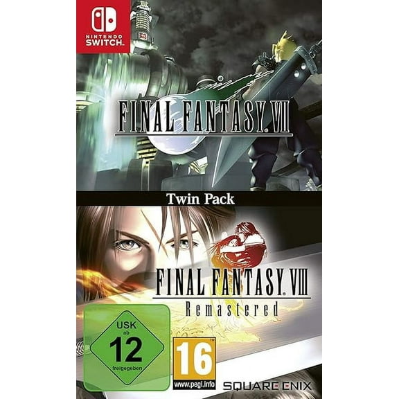 Final Fantasy VII & Final Fantasy VIII Remastered Twin Pack (Switch)