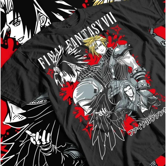 Final Fantasy VII Rebirth T-Shirt, Vintage Retro Shirt f FF7 Tee,