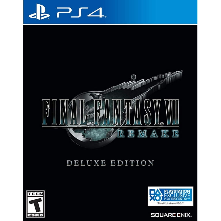 Final Fantasy VII Remake Deluxe Edition, Square Enix, PlayStation 4,  662248923246 