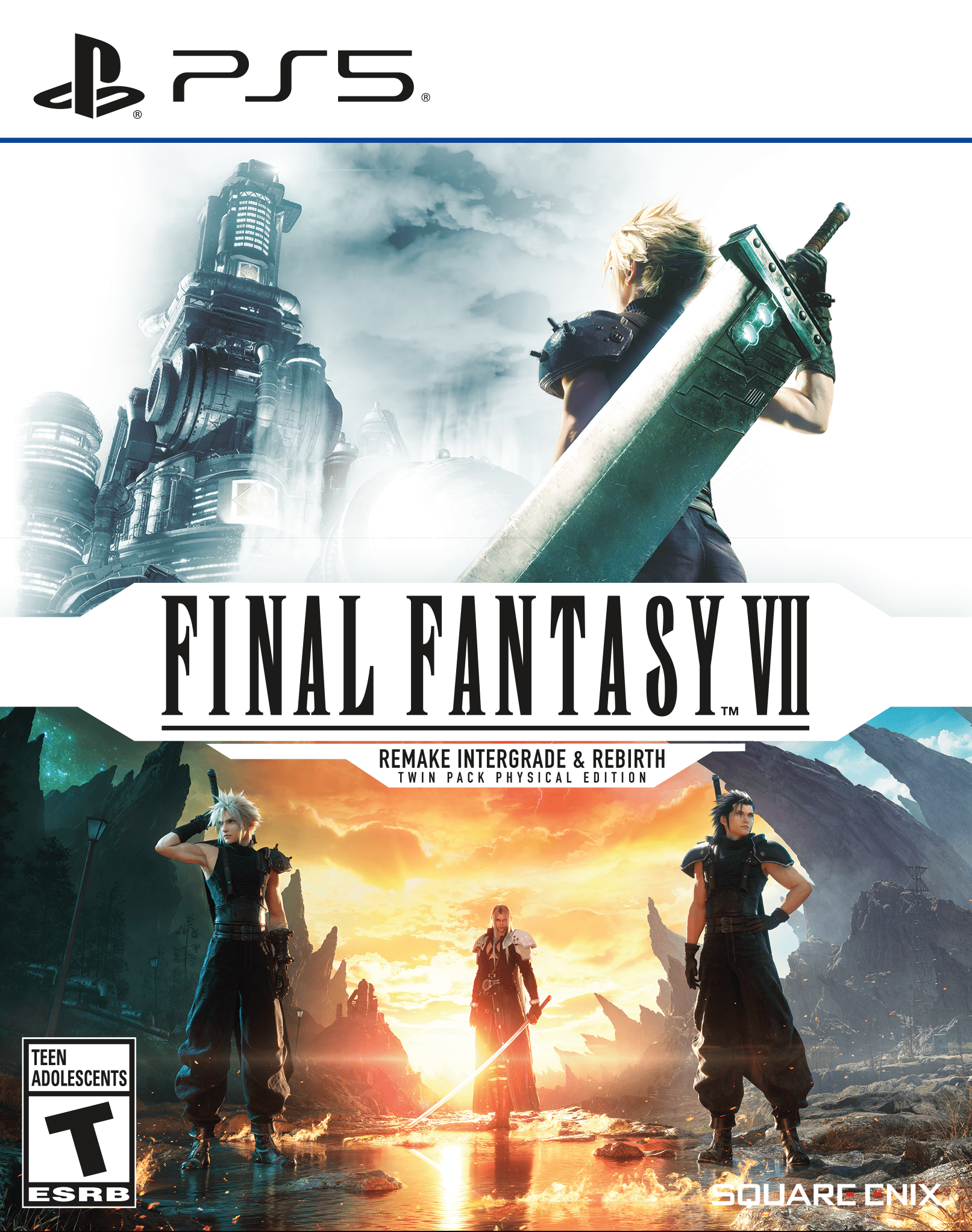 Final Fantasy VII Remake Intergrade & Rebirth Twin Pack for Playstation 5