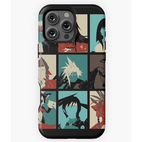 Final Fantasy VII Retro Game Art - Durable Phone M0406 Phone Case for iPhone 17 16 15 14 13 12 11 Pro Max