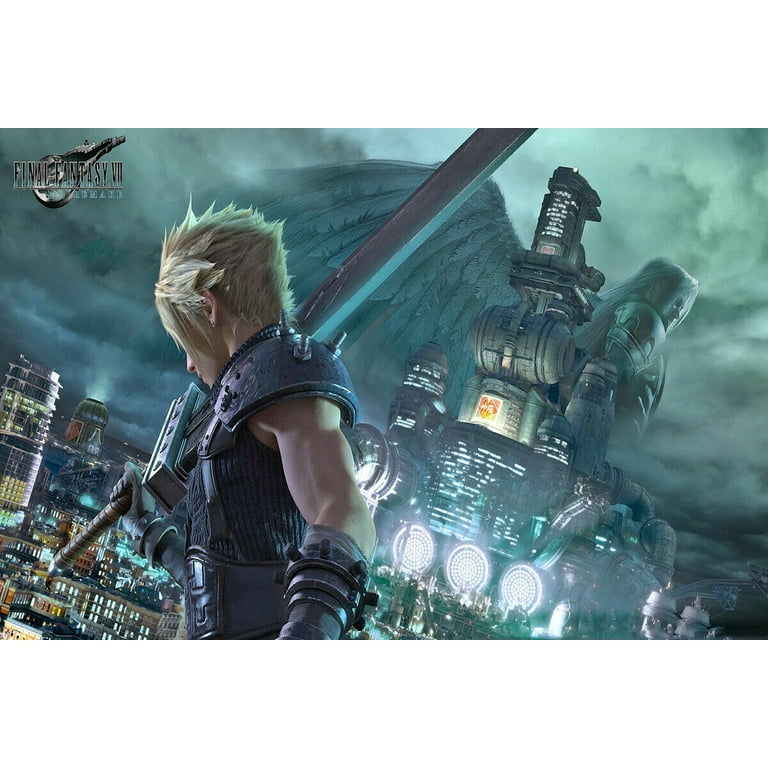 Final Fantasy VII remake - CANVAS OR PRINT WALL ART - Walmart.com